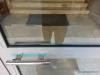 Detalii maner inox, geam termopan, cheder - usa metalica acces bloc